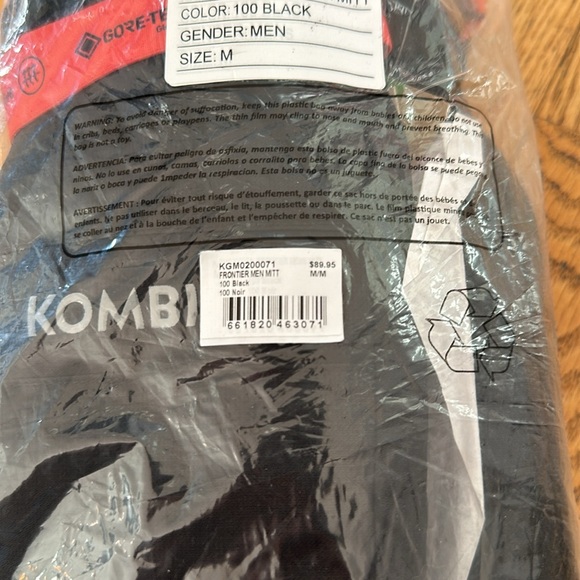 Brand New Men’s Medium Mittens Kombi - Picture 3 of 6